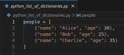 how to create a list of dictionaries in python