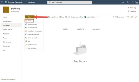 how to create a list of files in a sharepoint folder