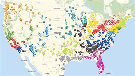 how to create a location map in excel