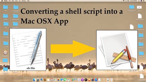 how to create a mac shell script