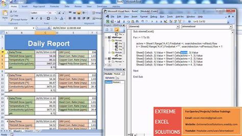 how to create a macro report in excel
