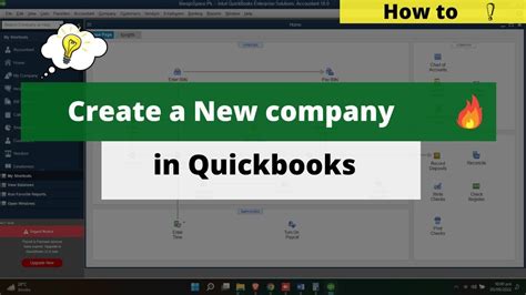 how to create a new company in quickbooks