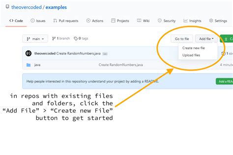 how to create a new folder in github repository