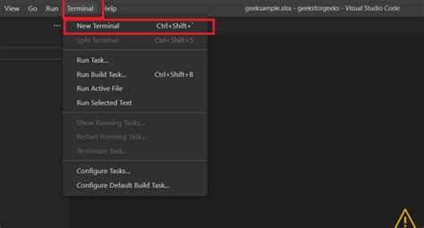 how to create a new folder in vs code terminal