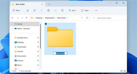 how to create a new folder in windows shortcut