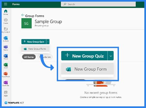 How To Create A New Group In Forms