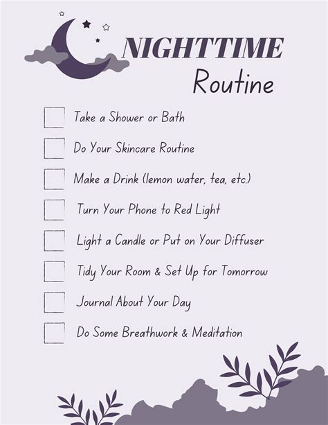 How To Create A Nighttime Routine