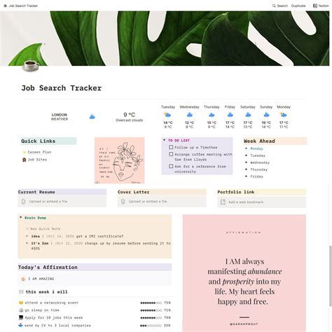 how to create a page template notion