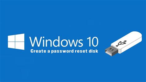 how to create a password recovery usb flash disk in windows 10