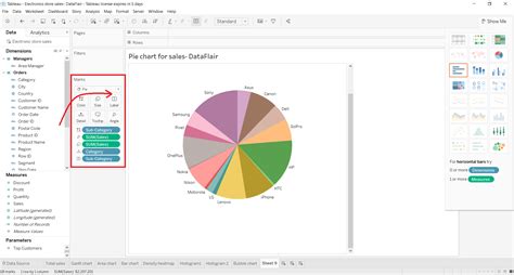 How To Create A Pie Chart In Tableau With Multiple Dimensions