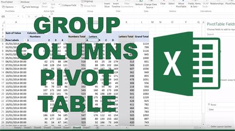 how to create a pivot table in excel with multiple columns
