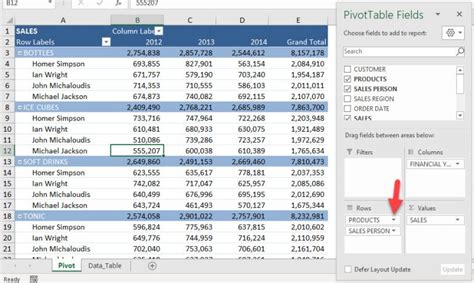 How To Create A Pivot Table In Excel With Subtotals