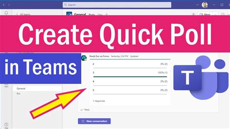 how to create a poll in teamsnap