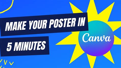 how to create a poster in canva using ai
