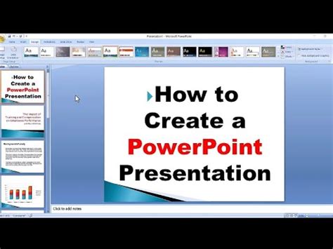 how to create a powerpoint presentation for beginners