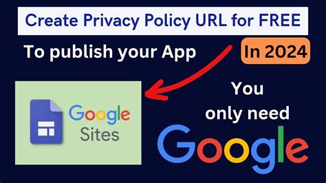 how to create a privacy policy url