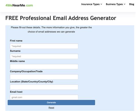 how to create a professional email address example