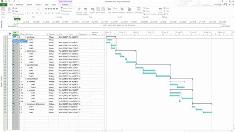 how to create a program plan in ms project