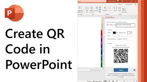 how to create a qr code for a google slideshow