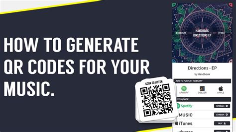 how to create a qr code for a youtube song
