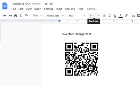 how to create a qr code for google docs