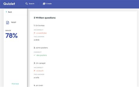 how to create a quizlet test