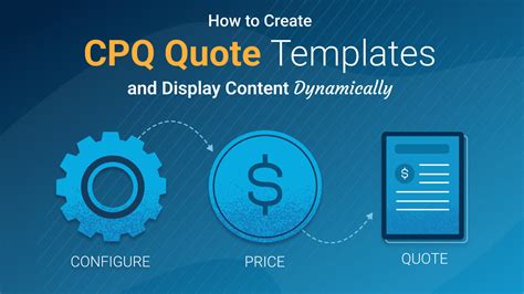 how to create a quote template in salesforce cpq