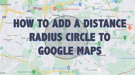 how to create a radius map on google maps