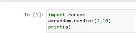 how to create a random integer in python