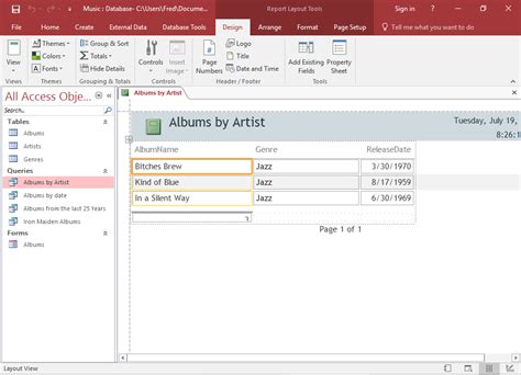 How To Create A Report From Microsoft Access