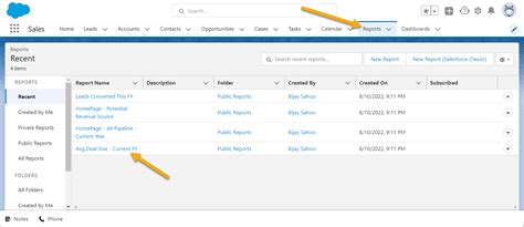 How To Create A Report In Salesforce Lightning