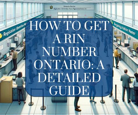 how to create a rin in ontario