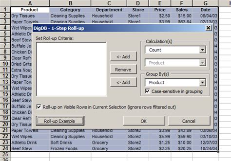 How To Create A Roll Up Table In Excel