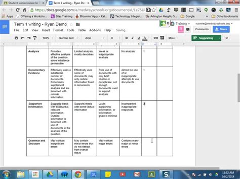 how to create a rubric in google classroom