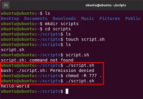 how to create a script file in linux terminal