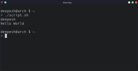 how to create a script in linux terminal