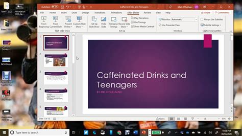 how to create a script in powerpoint