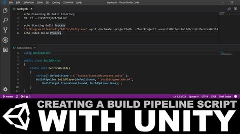 how to create a script in unity3d