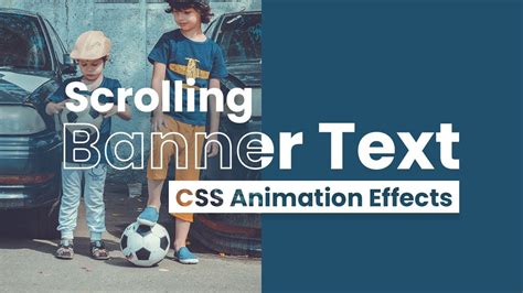 How To Create A Scrolling Image Banner In Html