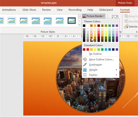 how to create a shape mask in powerpoint
