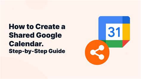 How To Create A Shared Calendar In Google