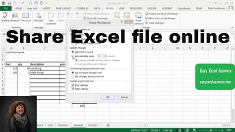 how to create a shared excel file in teams