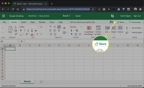 how to create a shared excel file on google drive