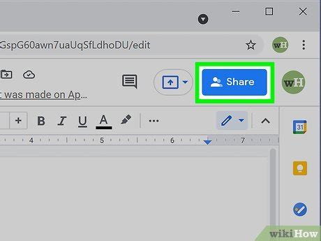 how to create a shared google docs file