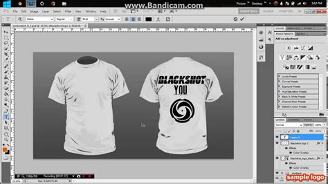 how to create a shirt design in photoshop