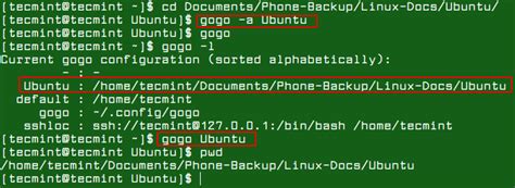 how to create a shortcut to a directory in linux terminal