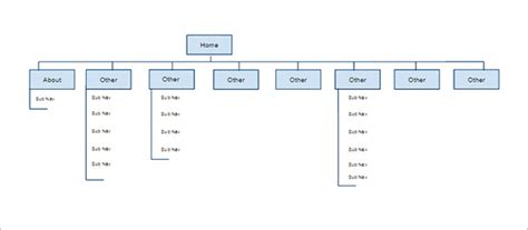 how to create a site map in excel