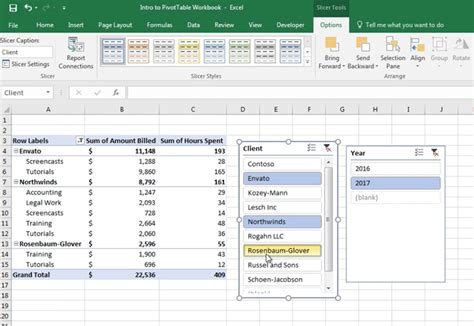 How To Create A Slicer In Excel Pivot Table