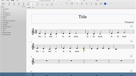 how to create a song in musescore