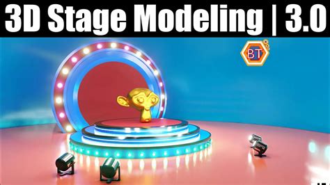 how to create a stage in blender